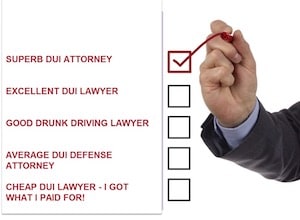 DUI Checklist