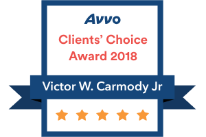 Avvo / Client's Choice Award 2018 / Victor W. Carmody Jr - Badge