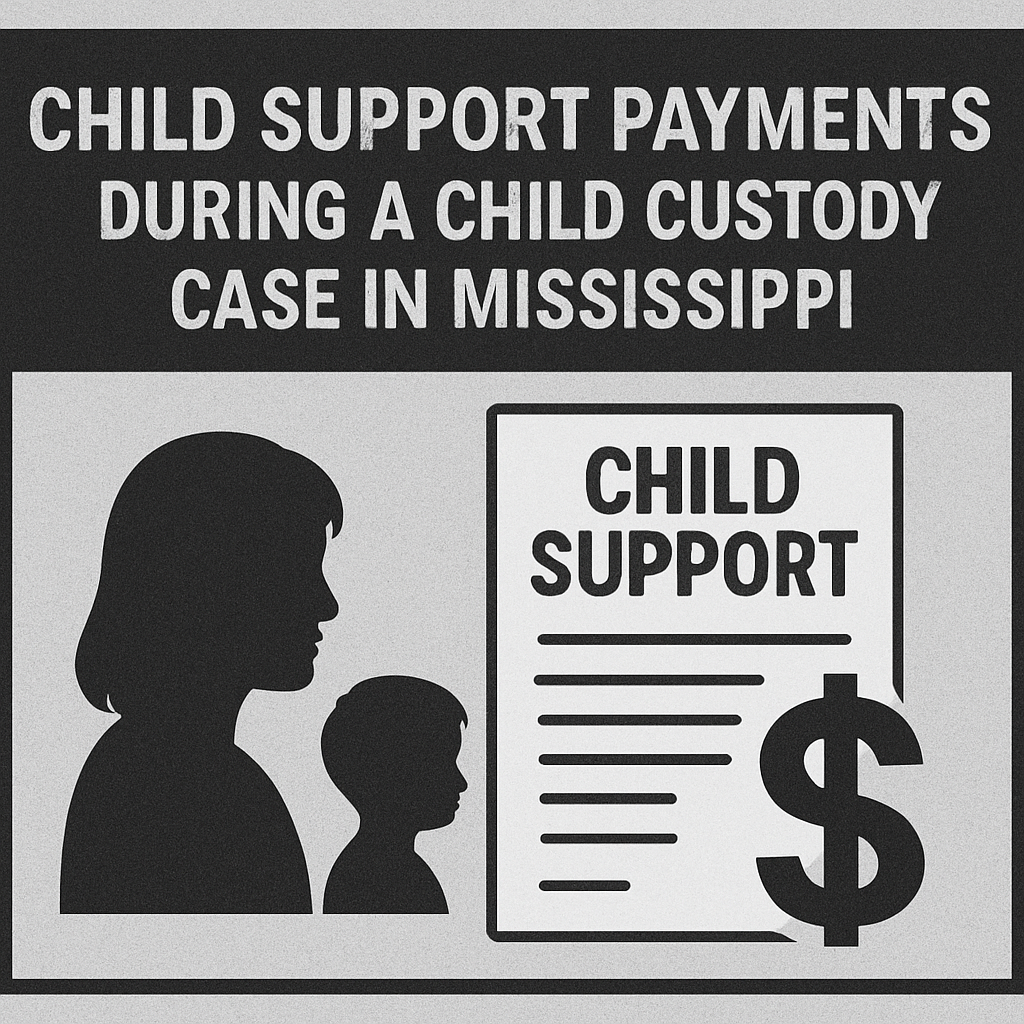 Child Support Arrangements During Child Custody Cases in MS
